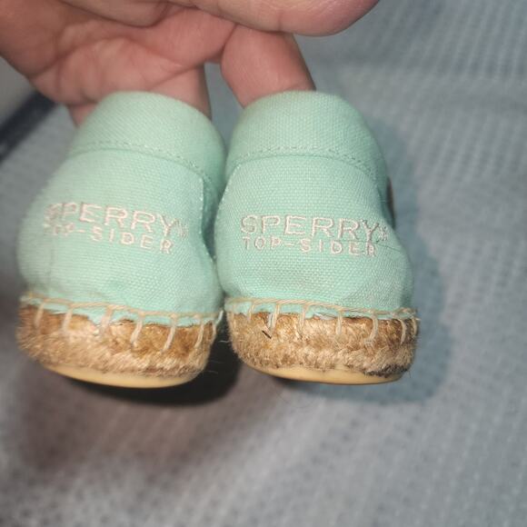 SPERRY EUC WOMENS SZ 9.5 TOP SIDER ESPADRILLES SLIPON SHOES - Picture 7 of 8
